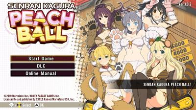 Senran Kagura: Peach Ball - Screenshot - Game Title Image