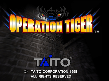 Operation Tiger - Screenshot - Game Title Image