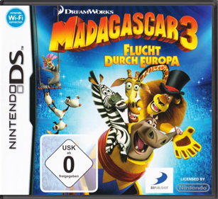 Madagascar 3: The Video Game - Box - Front - Reconstructed Image