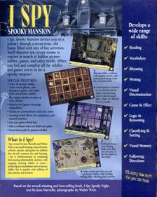 I Spy: Spooky Mansion - Box - Back Image