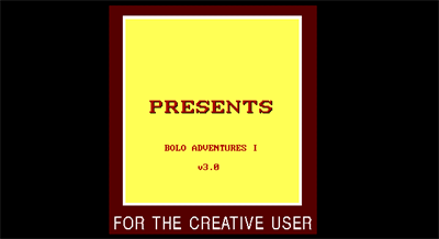 Bolo Adventures I - Screenshot - Game Title Image
