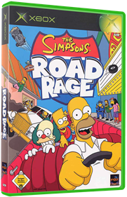 The Simpsons: Road Rage - Box - 3D Image
