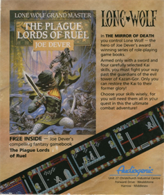 Lone Wolf: The Mirror of Death - Box - Back Image