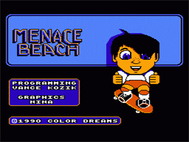 Menace Beach - Screenshot - Game Title Image