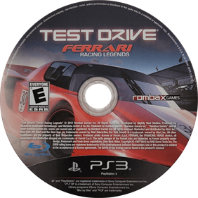 Test Drive: Ferrari Racing Legends - Disc Image