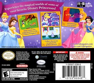 Disney Princess: Magical Jewels - Box - Back Image