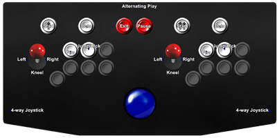 Elevator Action - Arcade - Controls Information Image