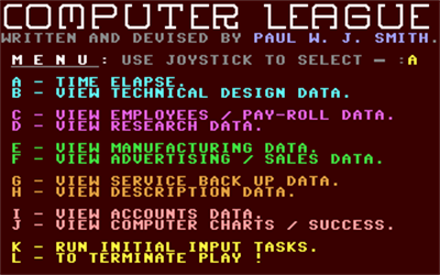 Computer League - Screenshot - Gameplay Image