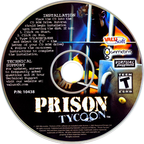 Prison Tycoon  - Disc Image