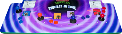 Teenage Mutant Ninja Turtles: Turtles in Time - Arcade - Control Panel Image