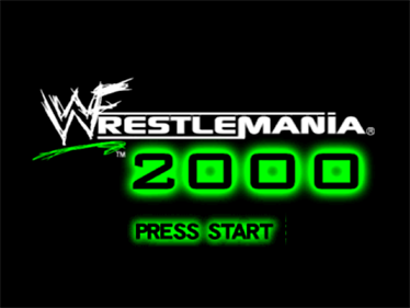 WWF WrestleMania 2000 - Screenshot - Game Title Image