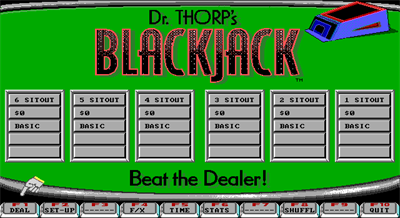 Dr. Thorp's Mini Blackjack - Screenshot - Game Title Image