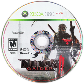 Ninja Gaiden II - Disc Image