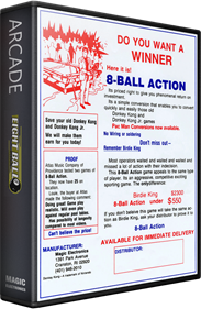 Eight Ball Action - Box - 3D Image