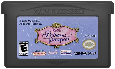 Barbie Princess And The Pauper Board Game Replacement Box, Insert, &  Instruction