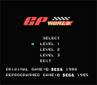 G.P. World - Screenshot - Game Title Image