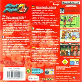 Final Fight One - Box - Back Image