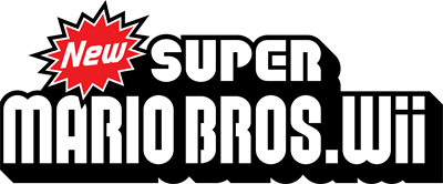 New Super Mario Bros. Wii - Clear Logo Image