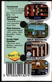 Quattro Combat - Box - Back Image