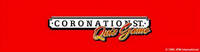 Coronation Street Quiz Game - Arcade - Marquee Image