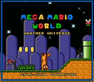 Mega Mario World: Another Universe - Screenshot - Game Title Image