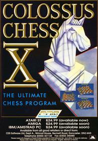 Colossus Chess X - Advertisement Flyer - Front Image
