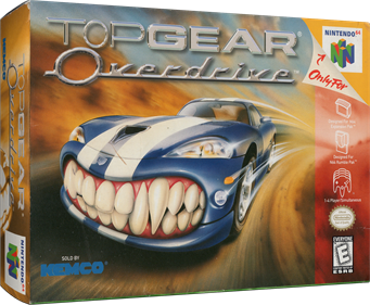 Top Gear Overdrive - Box - 3D Image