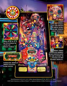 Wheel of Fortune - Advertisement Flyer - Back Image