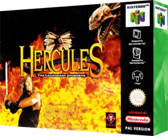 Hercules: The Legendary Journeys - Box - 3D Image