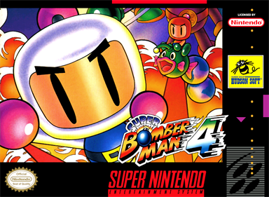 Super Bomberman 4 - Fanart - Box - Front