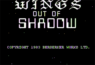 Wings out of Shadow - Screenshot - Game Title Image