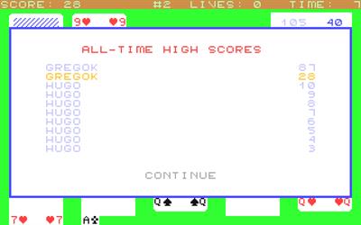 105: One Oh Five - Screenshot - High Scores Image