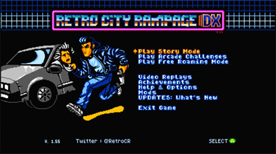 Retro City Rampage DX - Screenshot - Game Select Image
