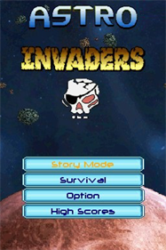 Astro Invaders - Screenshot - Game Title Image