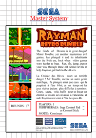 Rayman: Retro Rumble - Box - Back Image