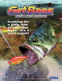 Get Bass: Sega Bass Fishing - Advertisement Flyer - Front