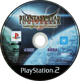 Phantasy Star Universe: Ambition of the Illuminus - Disc Image
