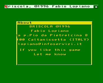 Briscola (Fabio Lopiano) - Screenshot - Game Title Image