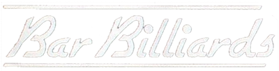 Bar Billiards - Clear Logo Image