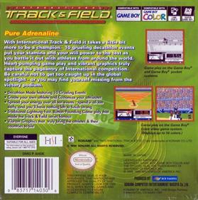 International Track & Field - Box - Back Image