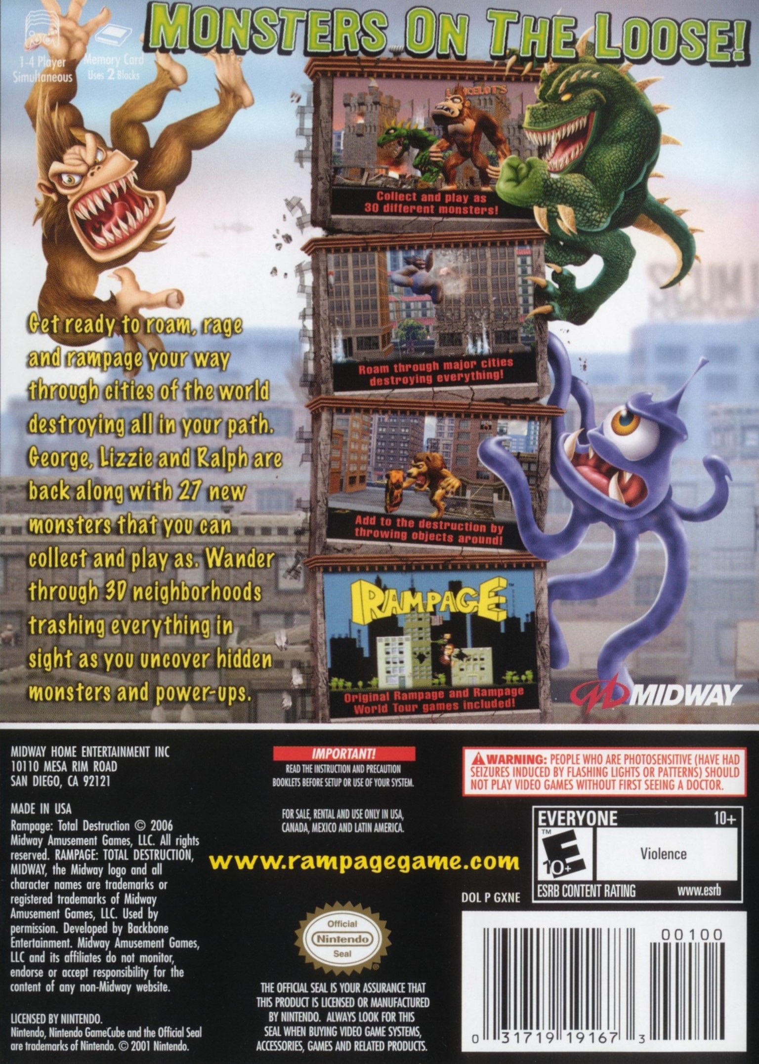 rampage total destruction pc free download