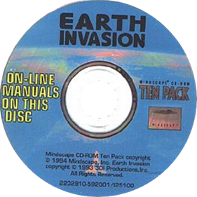 Earth Invasion - Disc Image