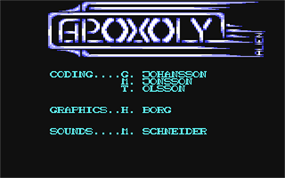 Apoxoly - Screenshot - Game Title Image