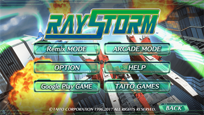RAYSTORM - Screenshot - Game Title Image