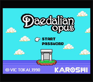 Daedalian Opus - Screenshot - Game Title Image