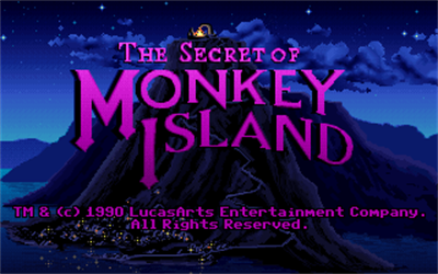 The Secret of Monkey Island - Screenshot - Game Title Image