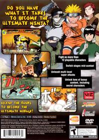 Naruto: Ultimate Ninja - Box - Back Image