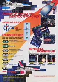 Thunder Cross - Advertisement Flyer - Back Image