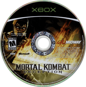 Mortal Kombat: Deception Kollector's Edition (Bonus Disc) - Disc Image