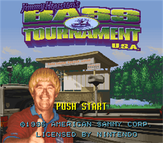 Jimmy Houston's Bass Tournament U.S.A. - Screenshot - Game Title Image